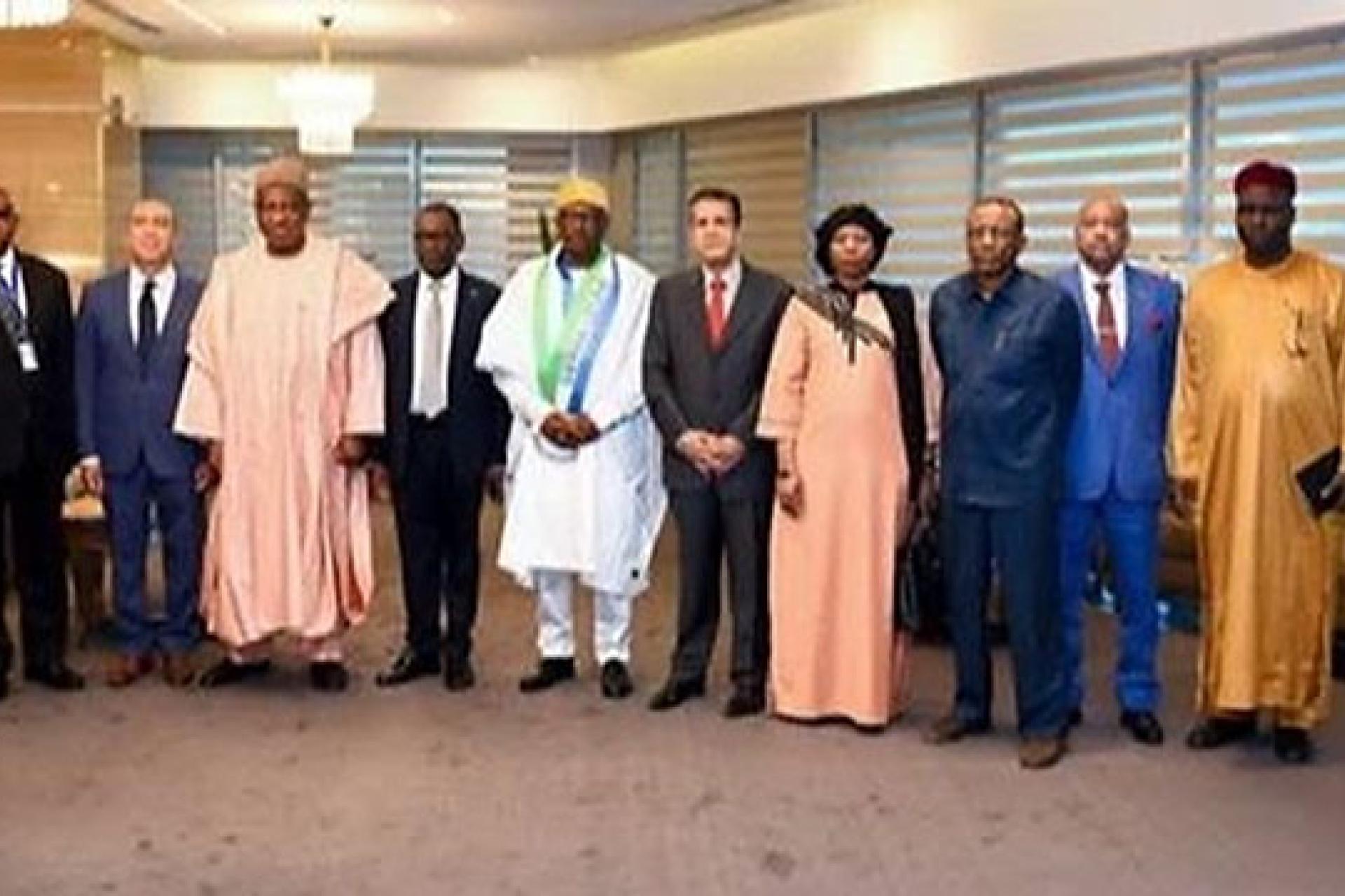 Inauguration des voies d'entrée prioritaires à l'aéroport du Caire pour les ressortissants de l'UA. Photo droits tiers