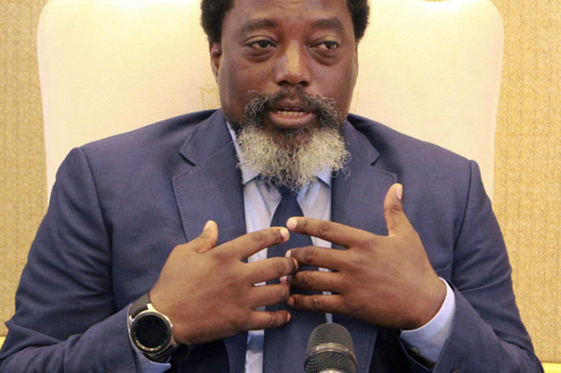 Le Président de la République honoraire Joseph Kabila. 