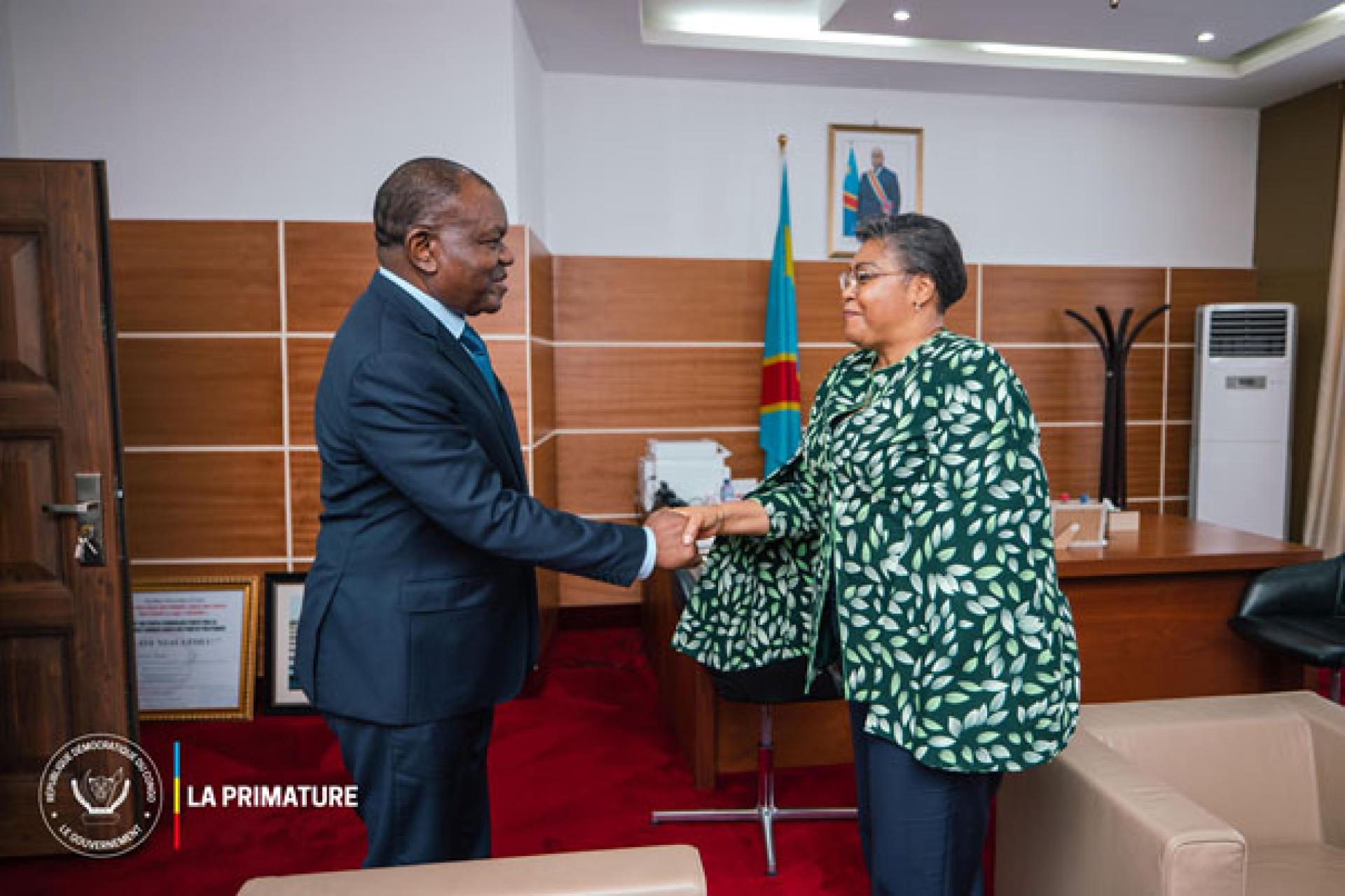 Les députés provinciaux d'Ensemble pour la République au bâtiment de l'Assemblée provinciale du Haut-Katanga. PHOTO DROITS TIERS  Photo droits tiers