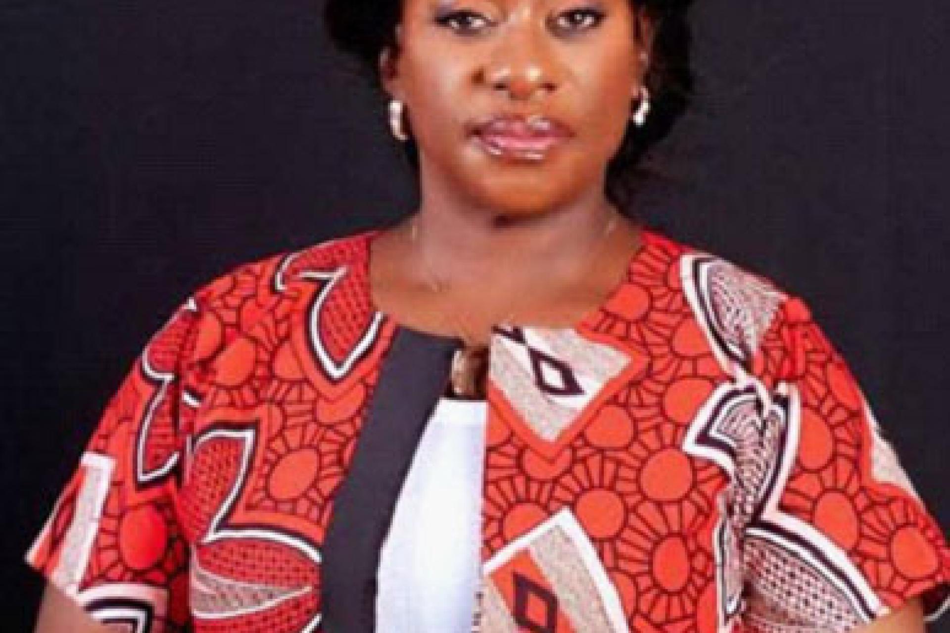 Joëlle Bile journaliste, communicante et femme politique de la RDC.  Photo droits tiers