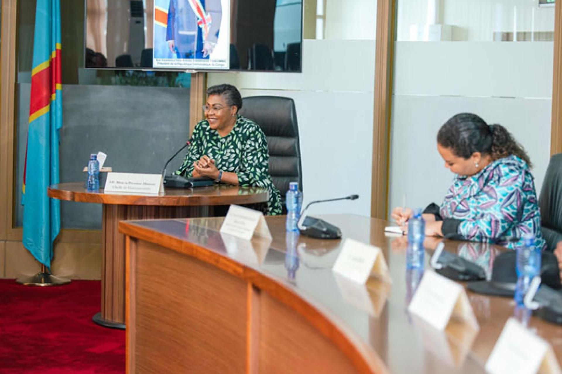 La Première ministre et la ministre d'Etat en charge des Affaires étrangères saluent l'élection de la RDC comme membre non permanent au Conseil de sécurité de l'Onu. PHOTO cellcom primature