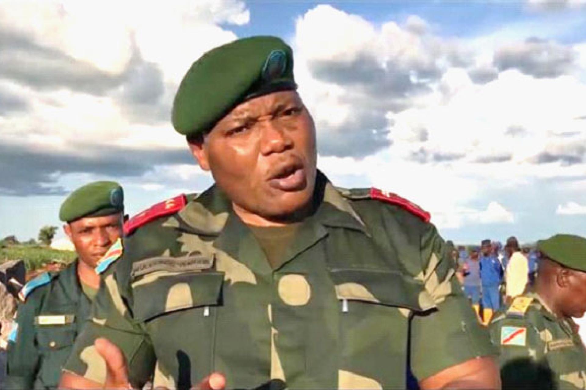 Le Général Kasongo kabwit, Commandant du Service national.