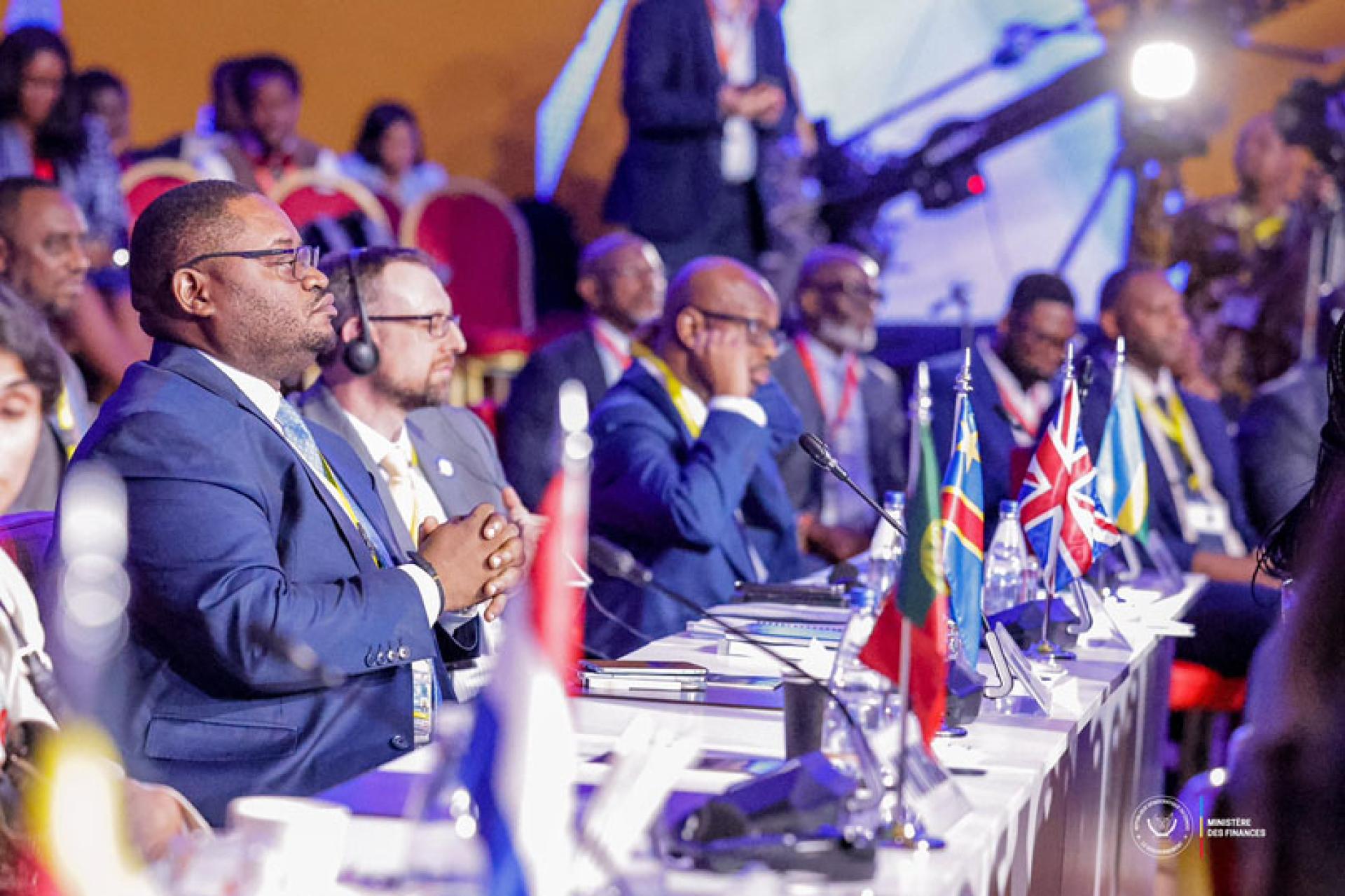 Le ministre Doudou Fwamba lors des assises d'Abidjan, en Côte d'Ivoire. Photo droits tiers