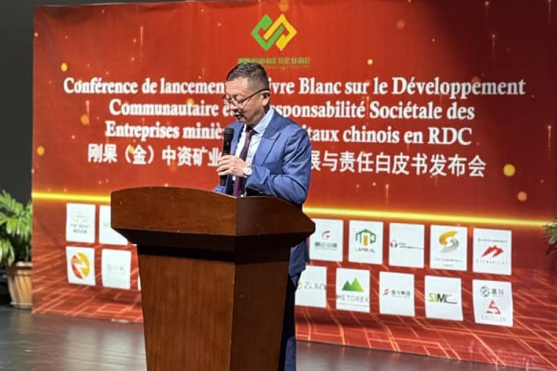 L’ambassadeur de Chine en RDC, M. Zhao Bin. 