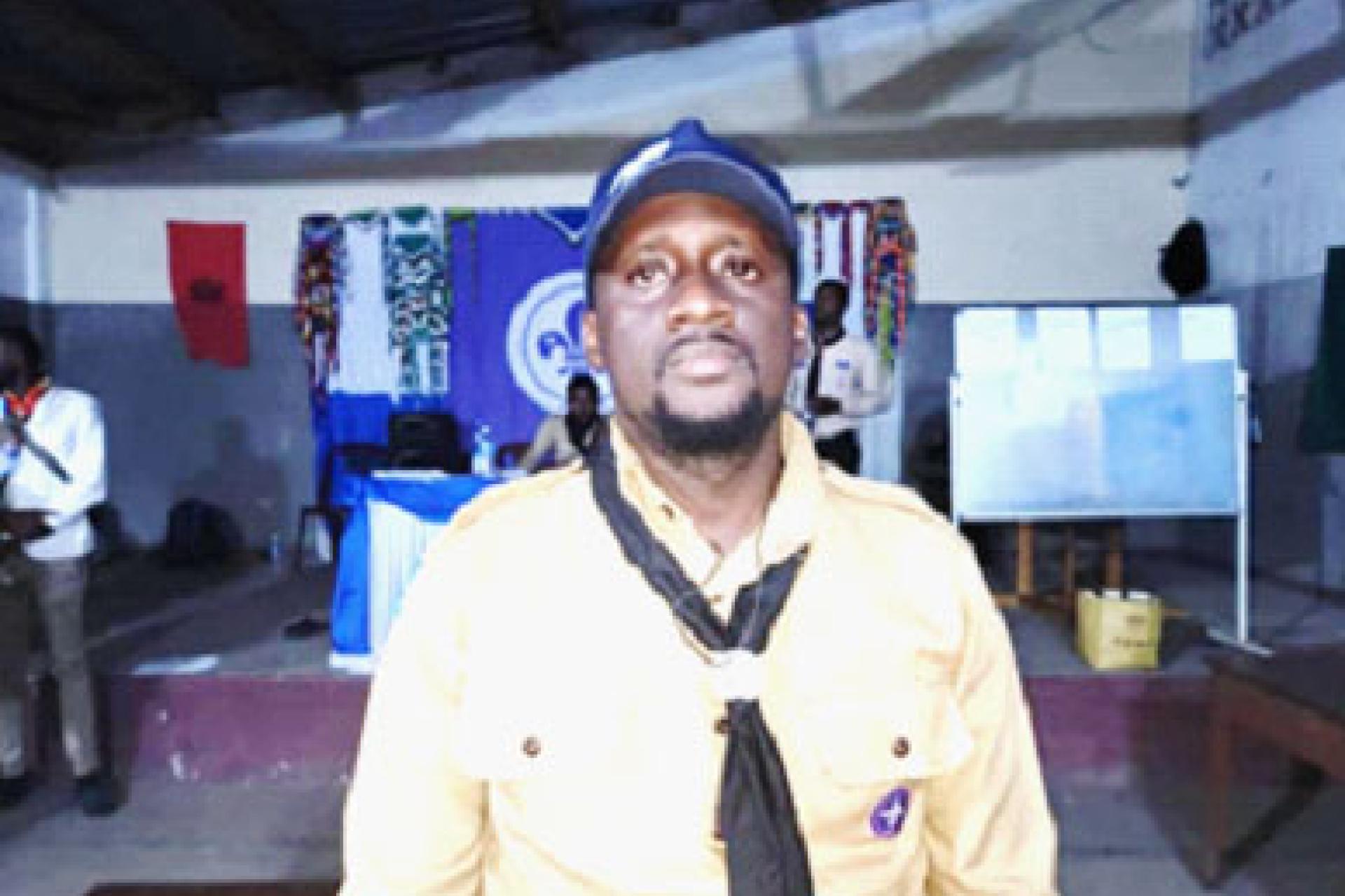 Landry Ramazani, nouveau Commissaire du district Kin-Ouest. Photo droits tiers