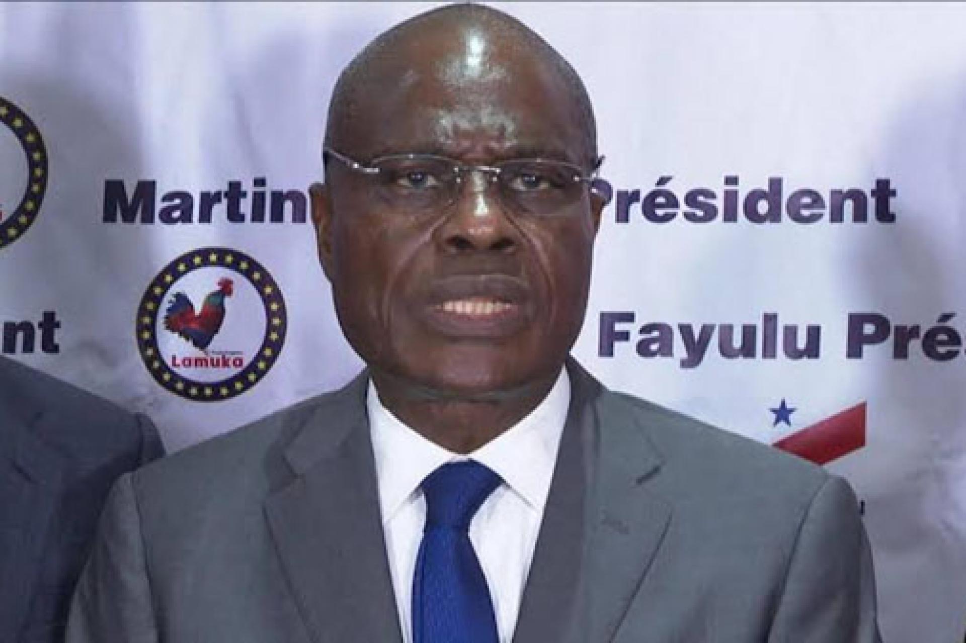 Martin Fayulu prend acte
