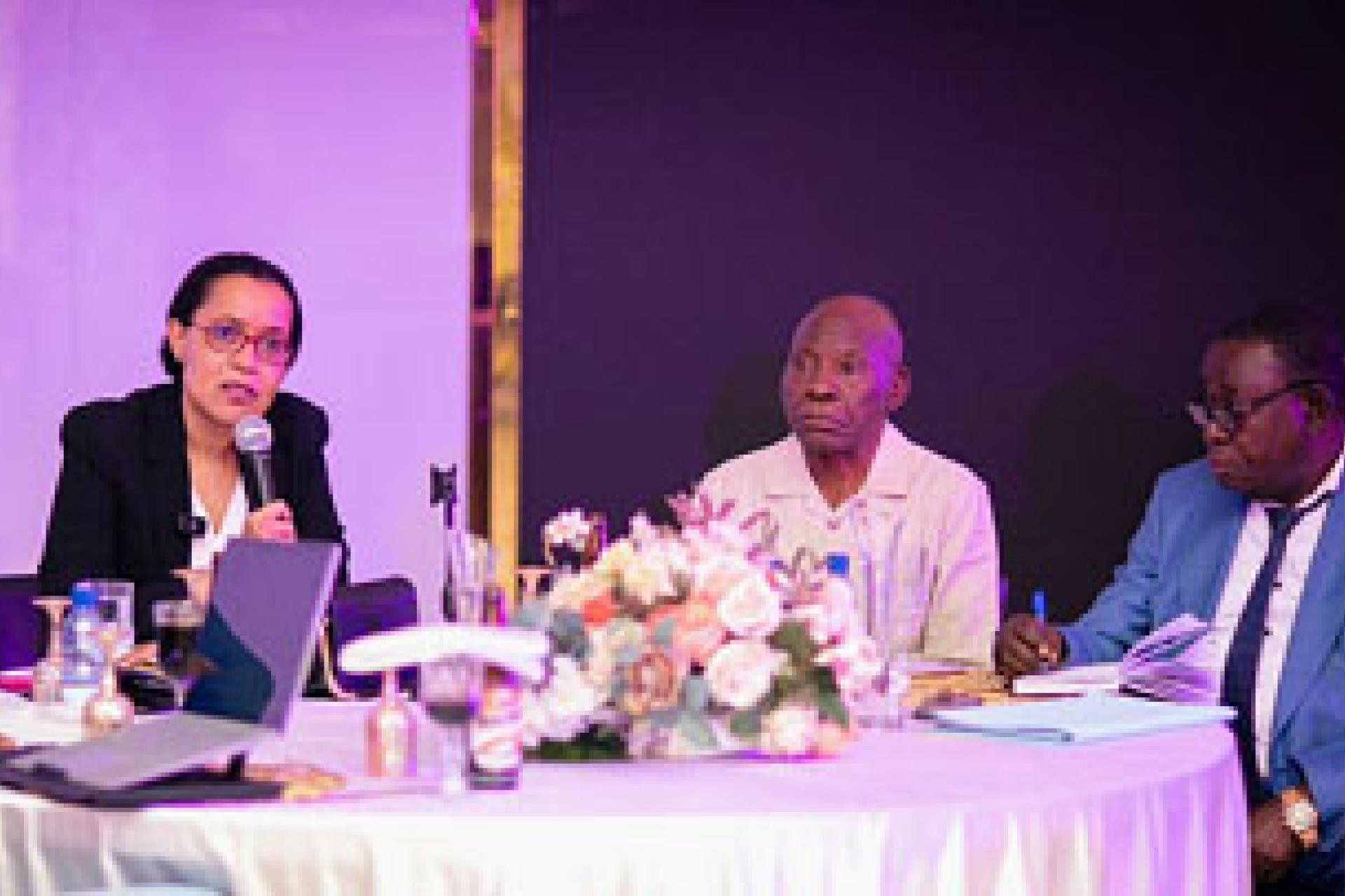 La ministre de l'éducation nationale Raïssa Malu. 