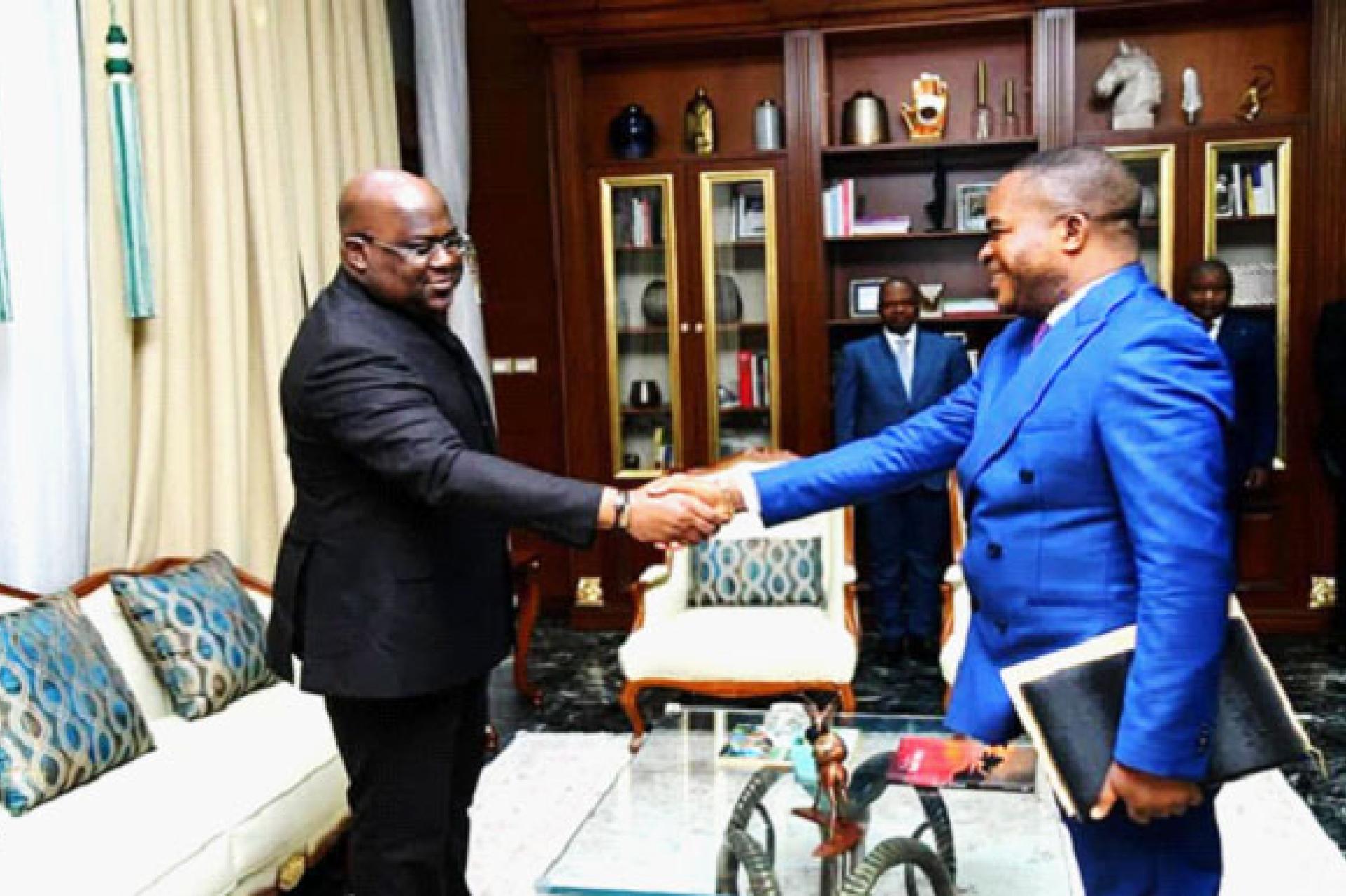 Le chef de l'État et président de la Cour constitutionnelle une photo qui date de 2022. 