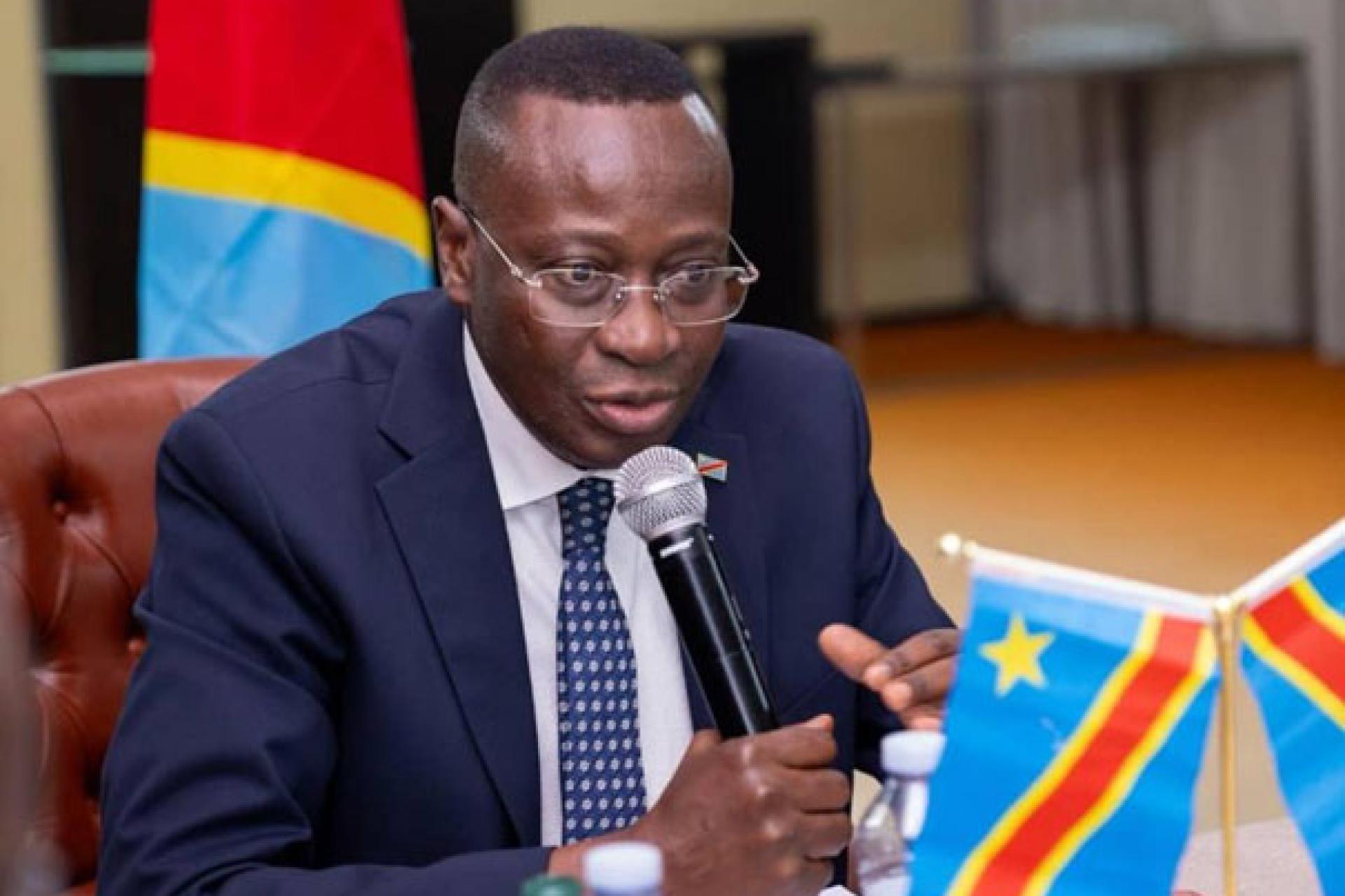 Le VPM en charge de l'Economie nationale, Daniel Mukoko Samba. Photo Droits tiers