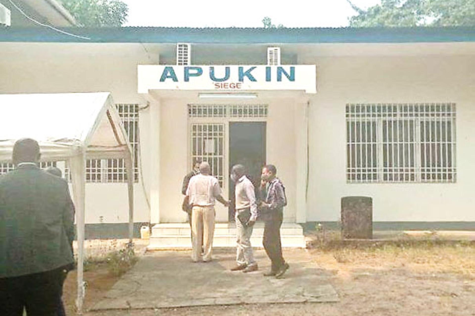 Une vue du siège de l'Apukin.