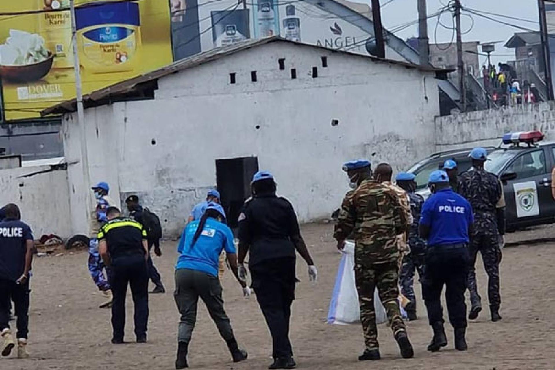 La PNC et UNPOL ensemble pour assainir Kinshasa. 