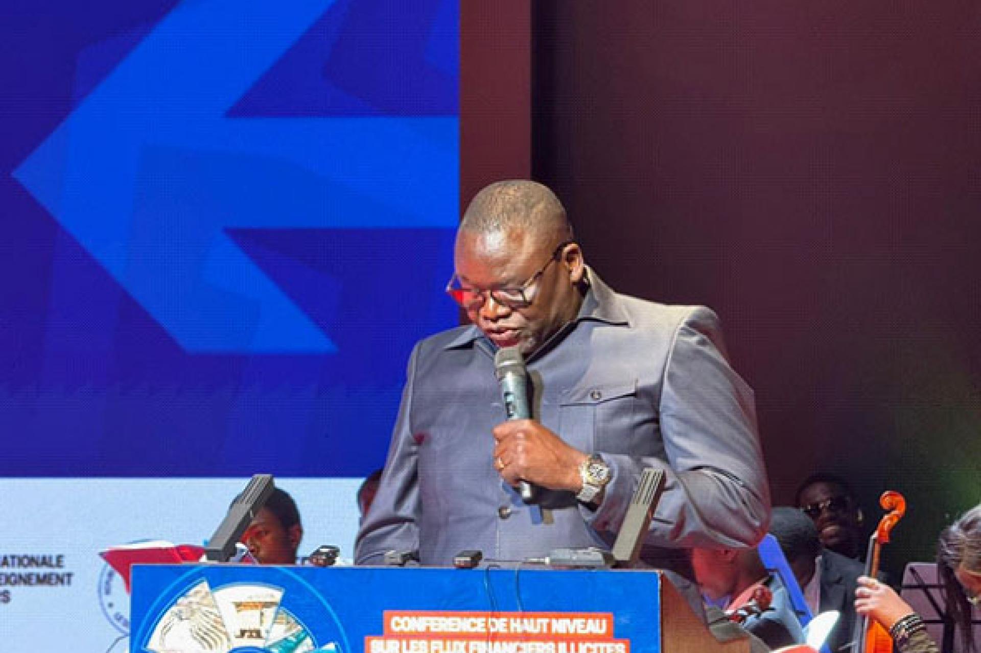 Le DGA Jean Claude Kalenga Makonga de la DGDA. 