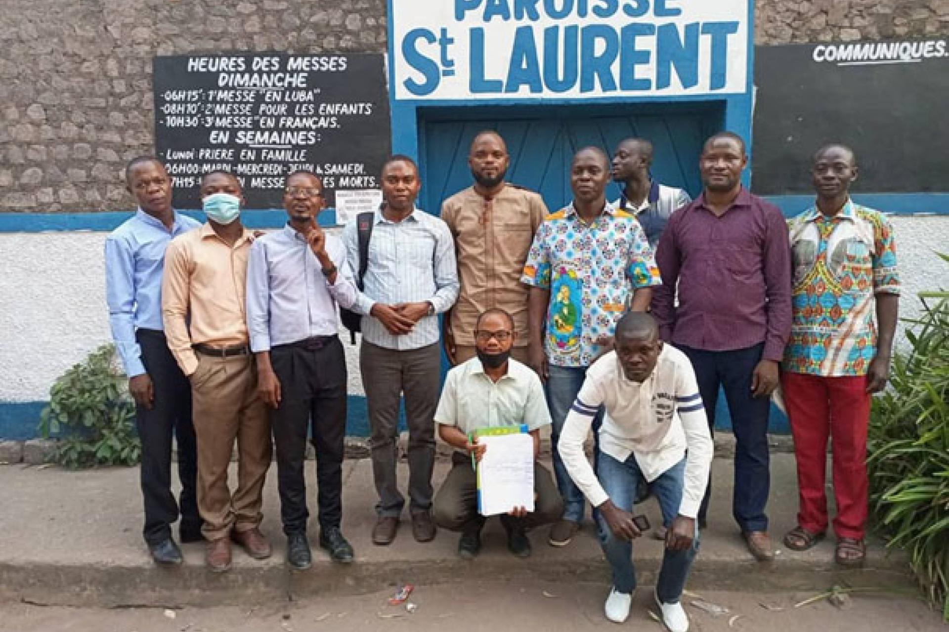 Le curé de la Paroisse Saint Laurent