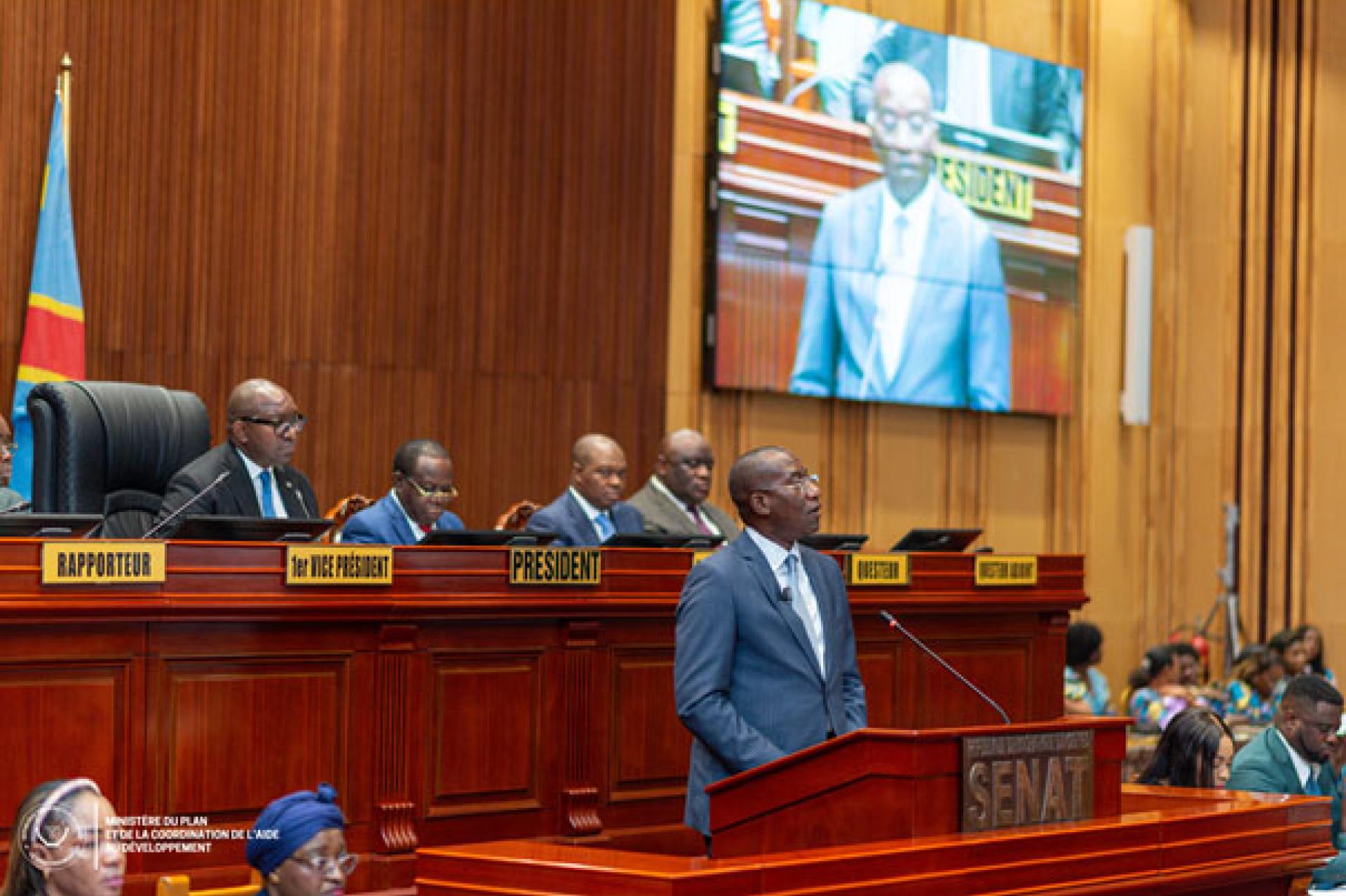 Guylain Nyembo au Sénat