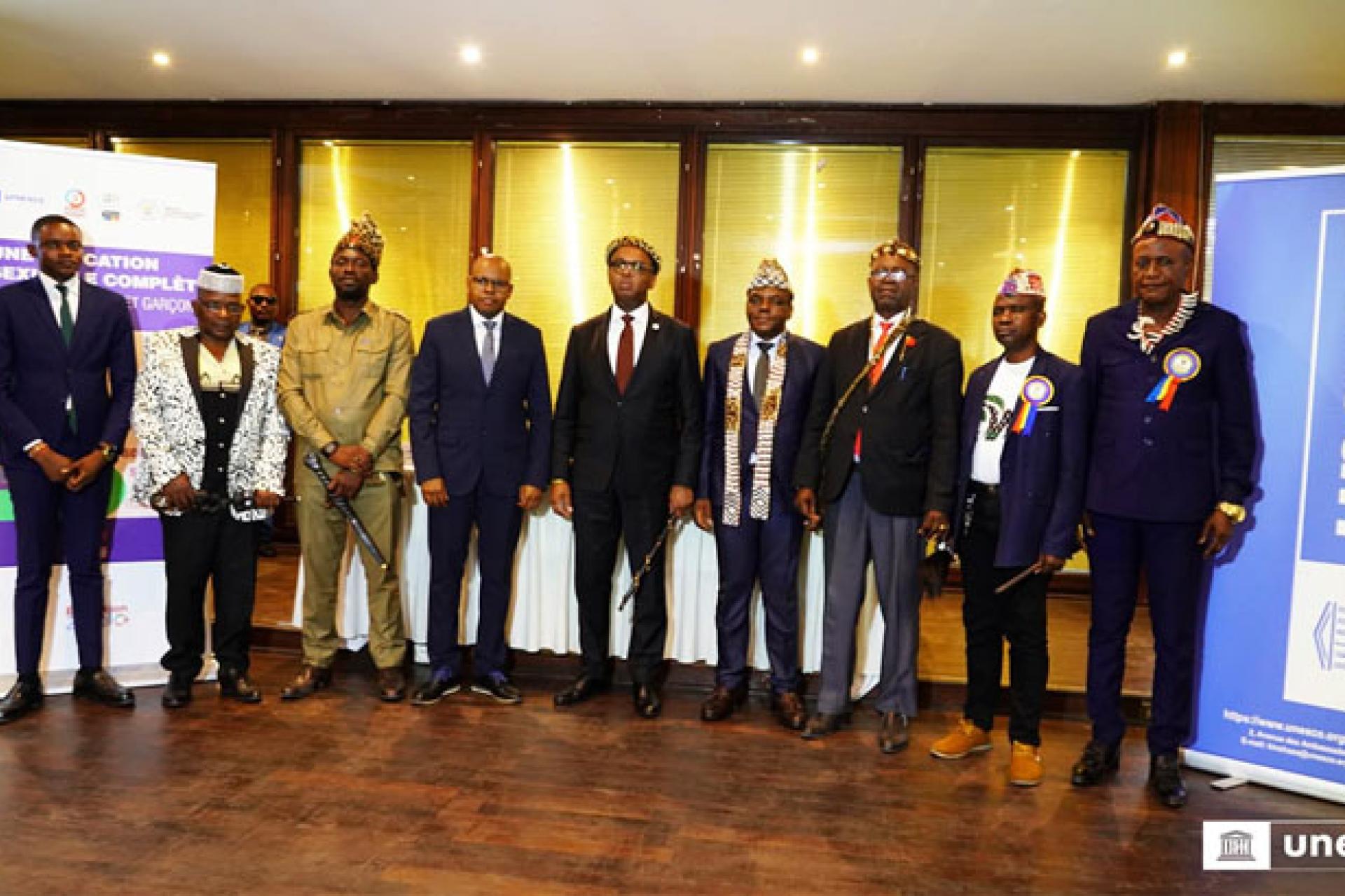 Chefs coutumiers formés à l'Unesco