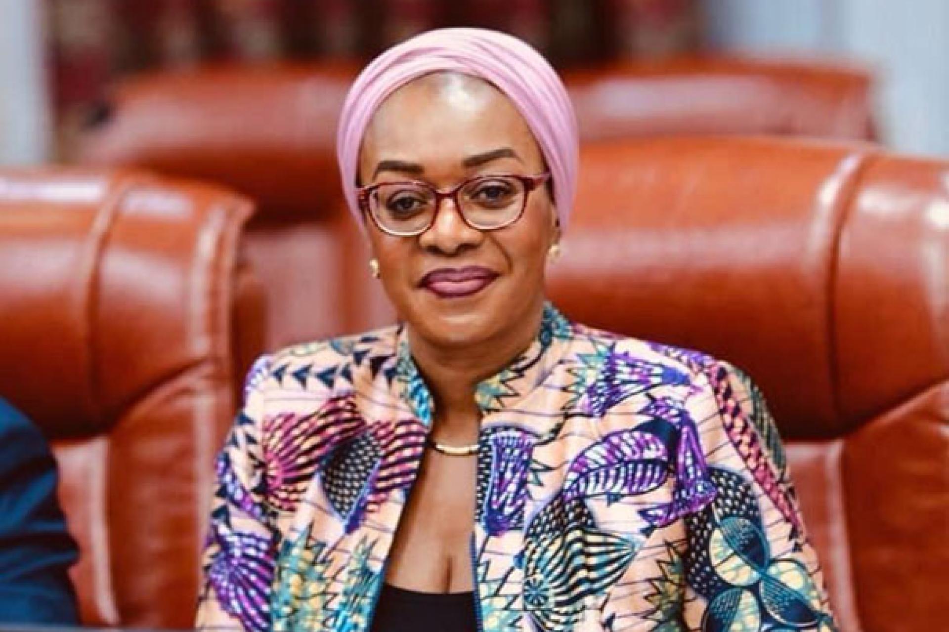 La ministre congolaise de la Culture, Arts et Patrimoine, Yolande Elebe. Photo droits tiers