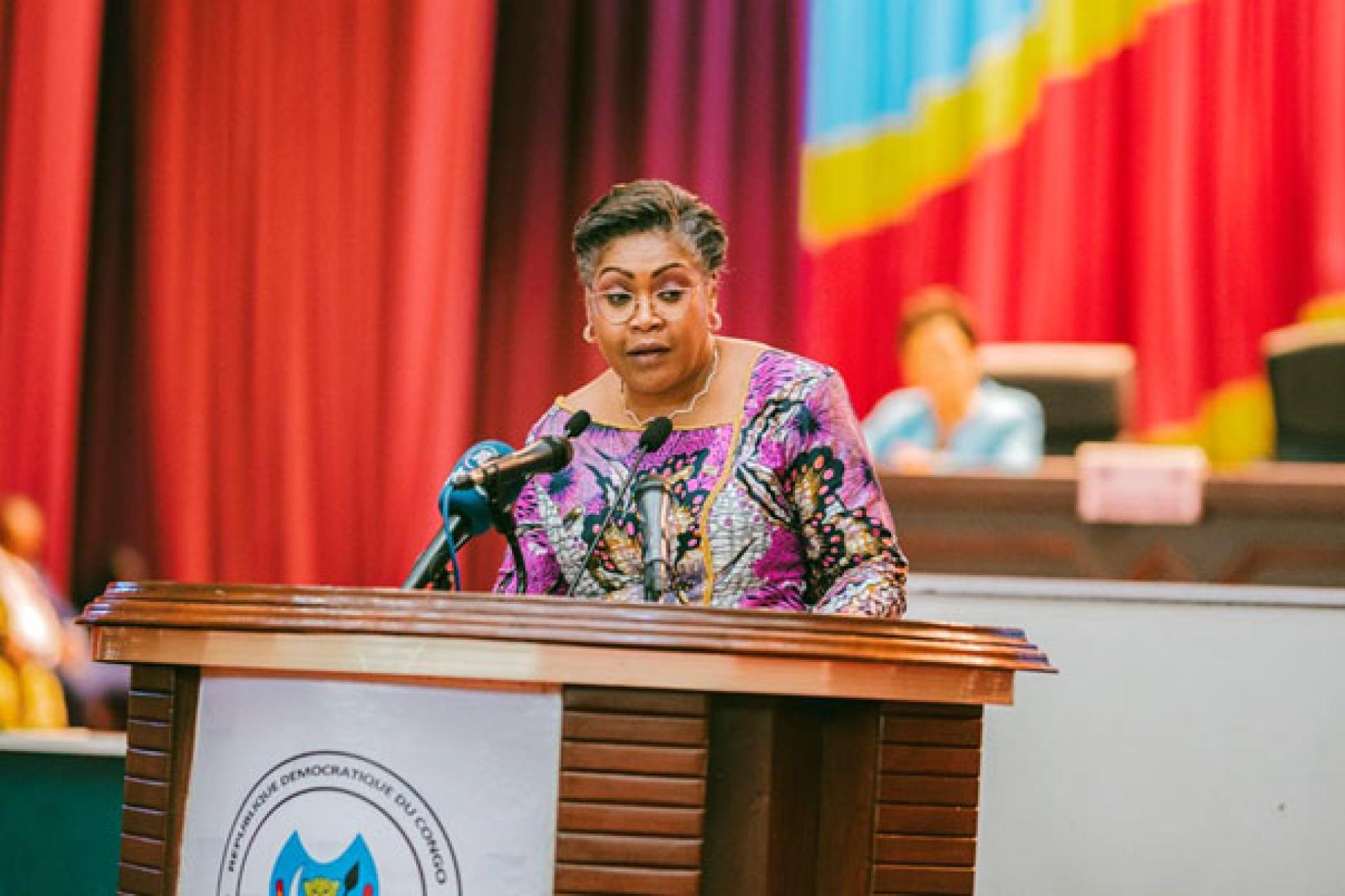 Judith Suminwa Parlement