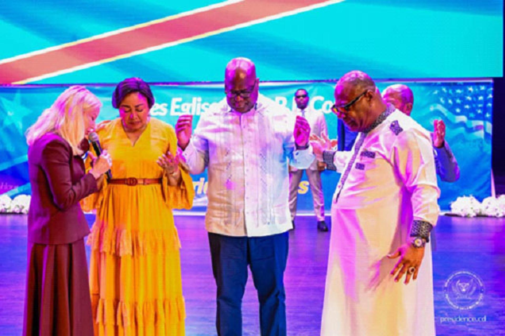 " Ce soir, je veux redire devant Dieu et devant vous : la République Démocratique du Congo a choisi l'espérance", dixit Félix tshisekedi. Photo droits tiers