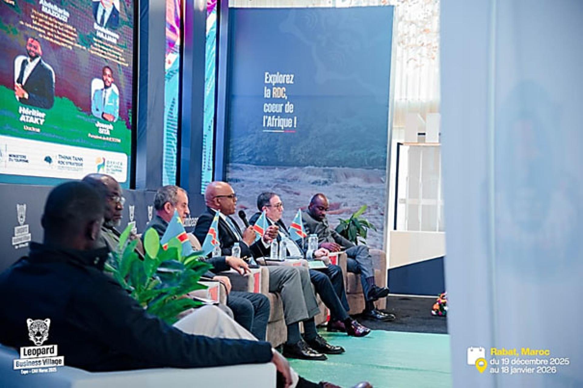 A Rabat, les membres du Think Tank se serrent les coudes pour vendre l'image de la RDC.  Photo droits tiers