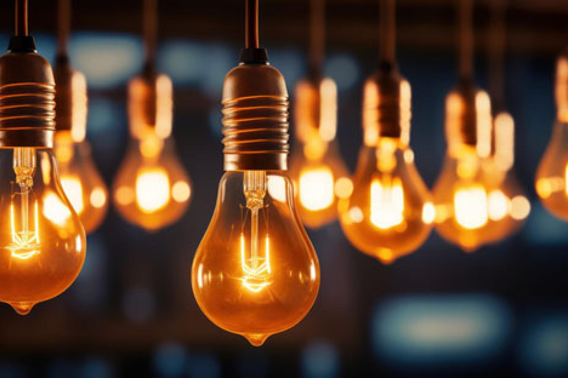 Ampoules allumées