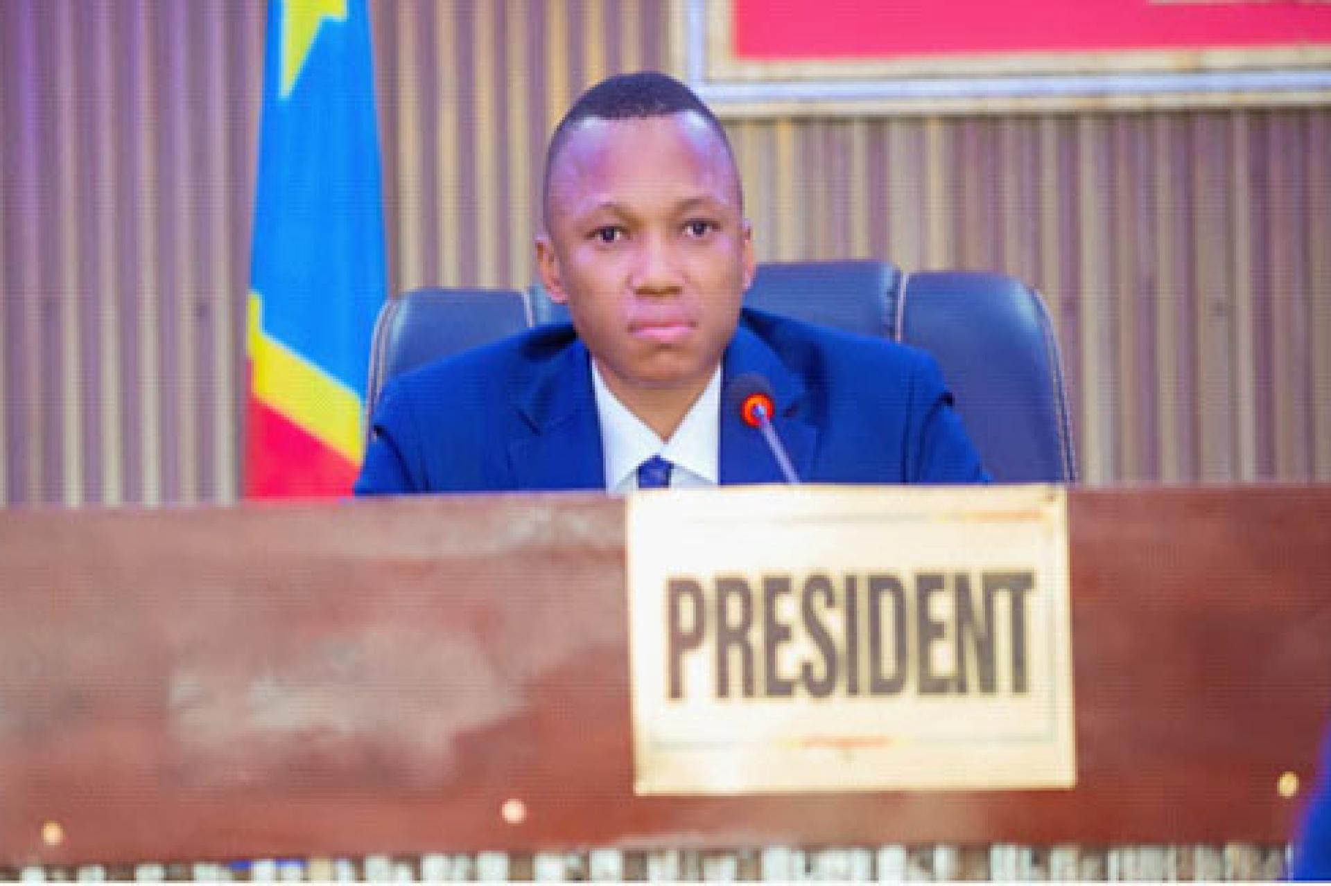 Dr Mateus Kanga Londimo, président de l’Assemblée provinciale.  Photo droits tiers