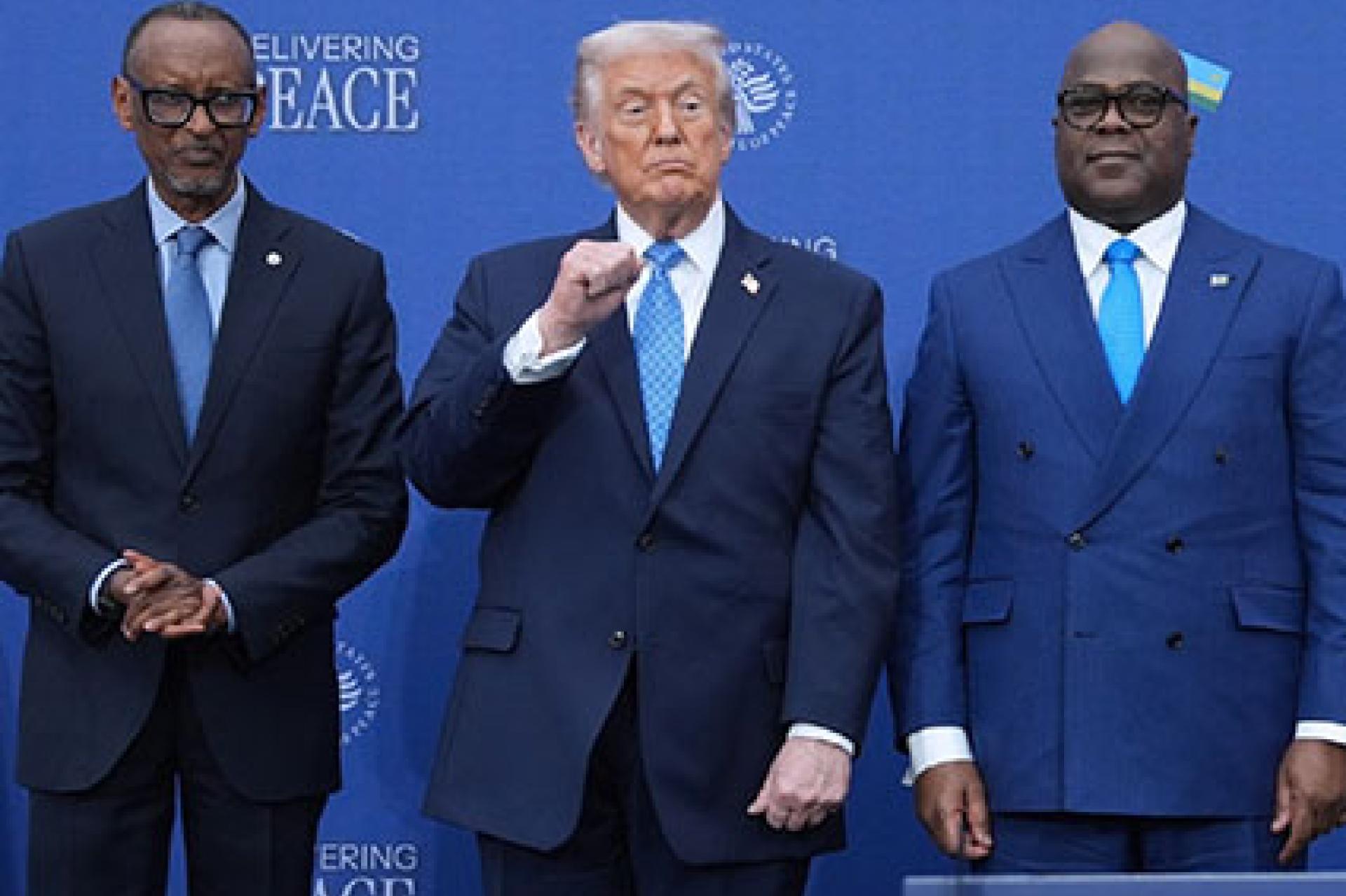 Fatshi, Trump, Kagame
