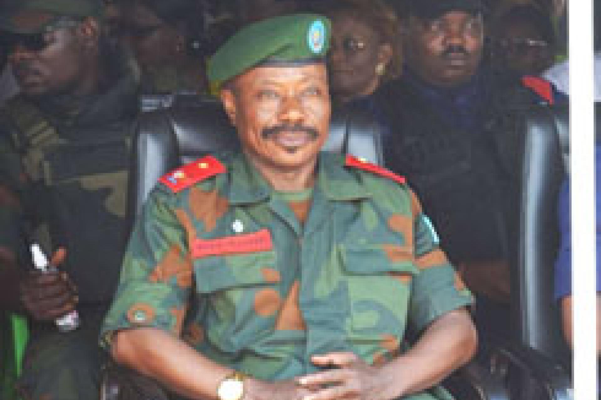 Le général Eddy Kapend Irung, commandant de la 22ème région militaire. Photo droits tiers