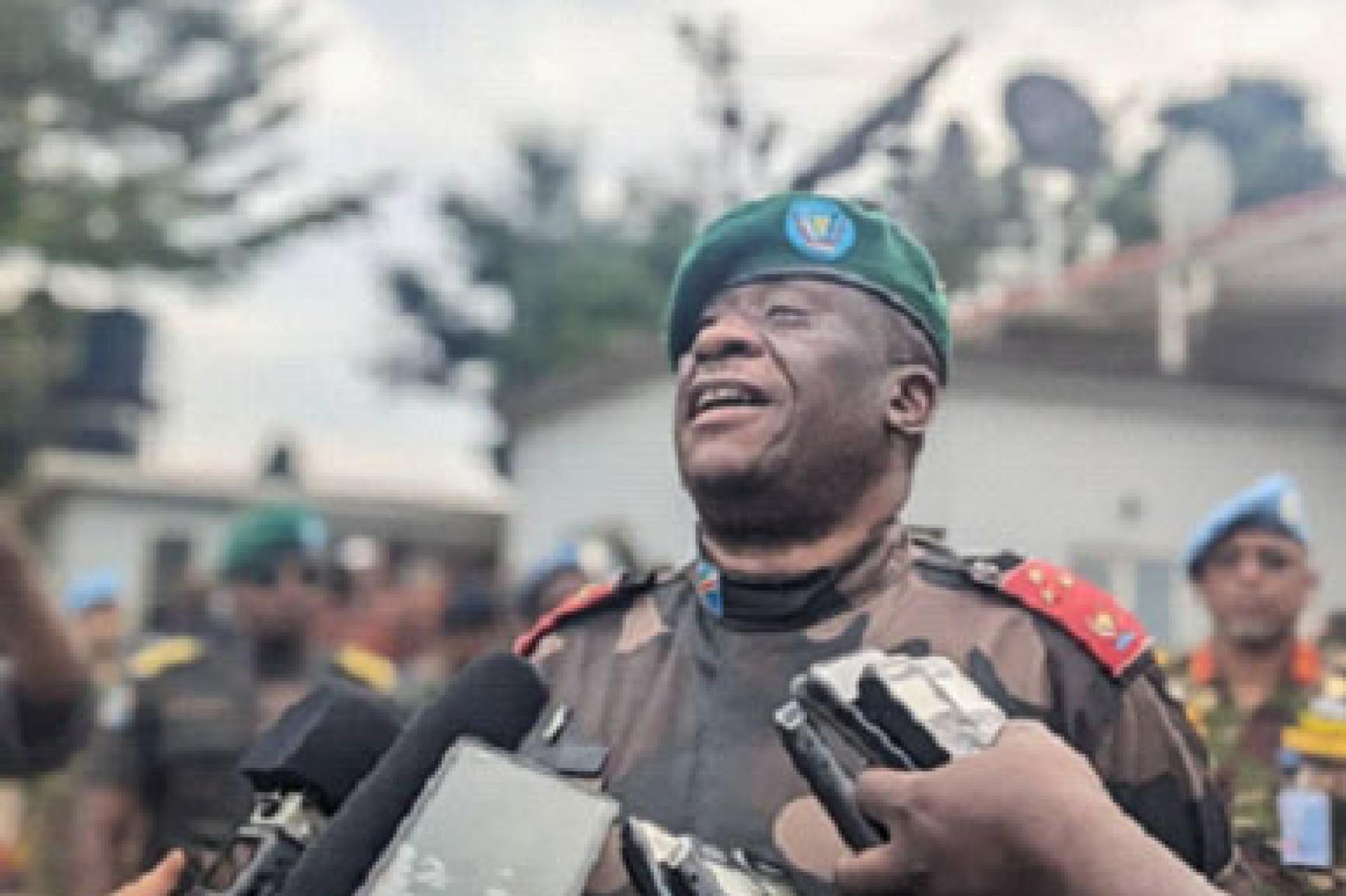 Le lieutenant général Johnny Luboya N'kashama, gouverneur de la province de l'Ituri. Photo droits tiers