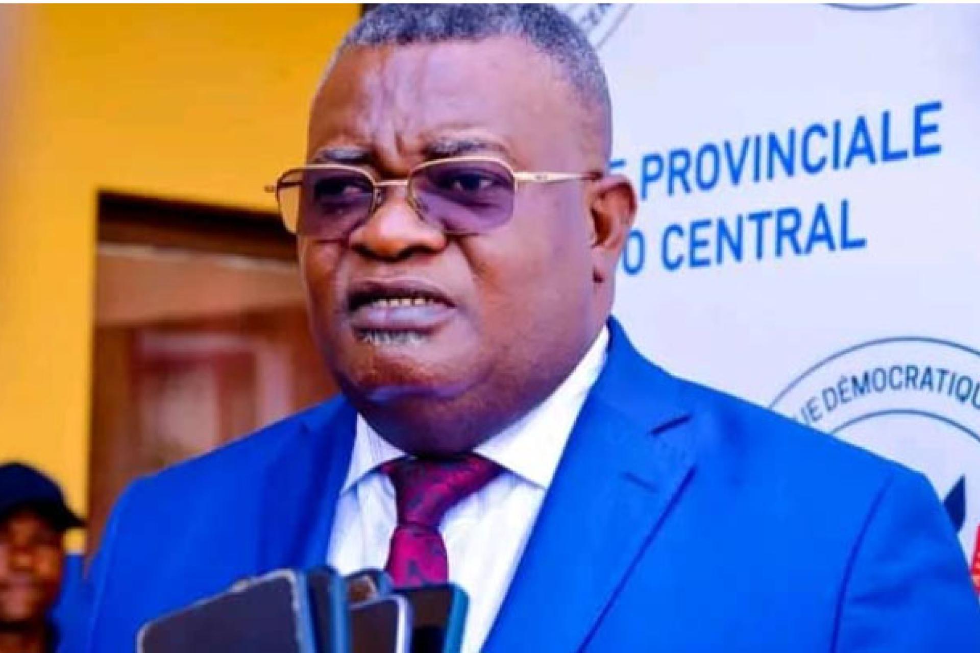 Le rapporteur de l'Assemblée provinciale du Kongo Central, Billy N'tunga.  