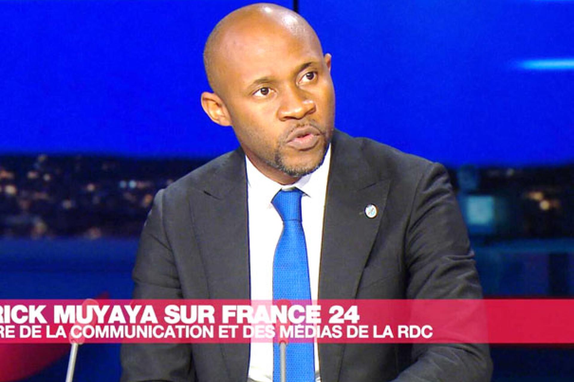 Patrick Muyaya sur 24 france