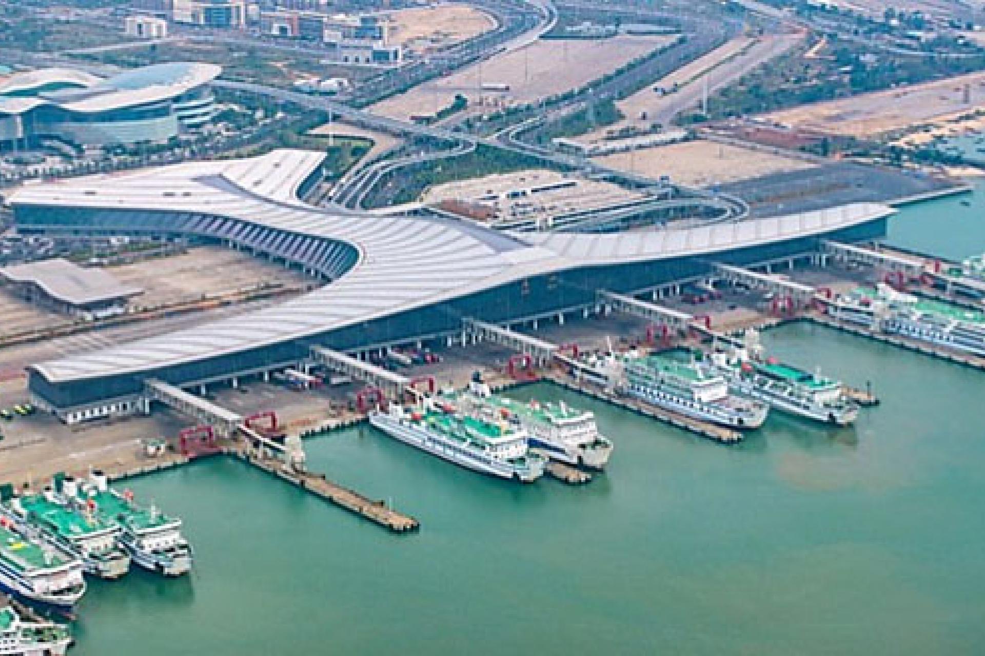 Port de Hainan en Chine