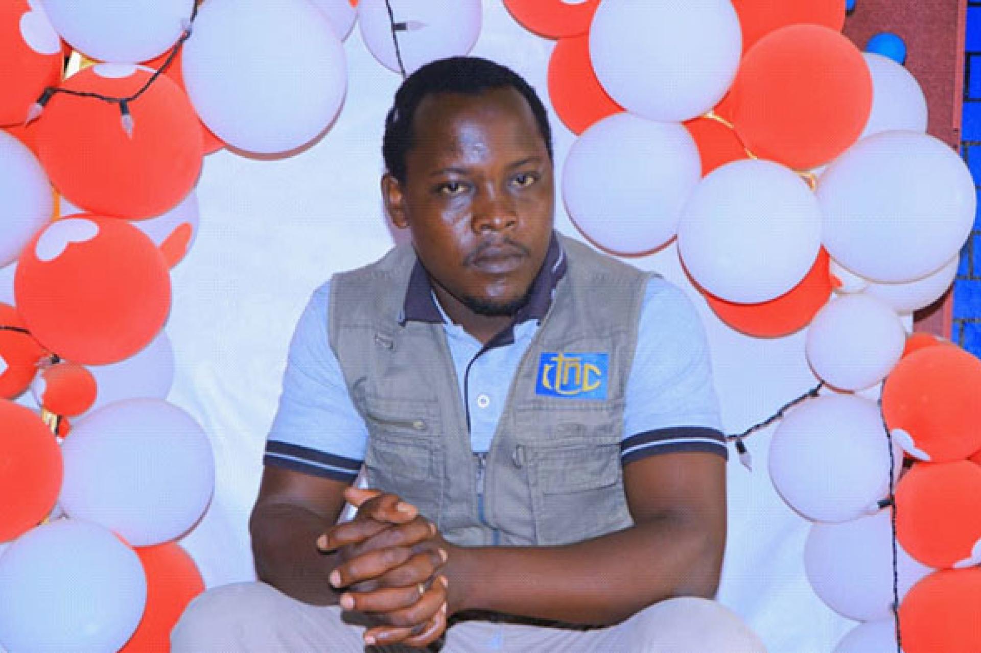 Thierry Banga Lole, journaliste à la RTNC station de Bunia assassiné par des hommes armés non autrement identifiés.  Photo droits tiers