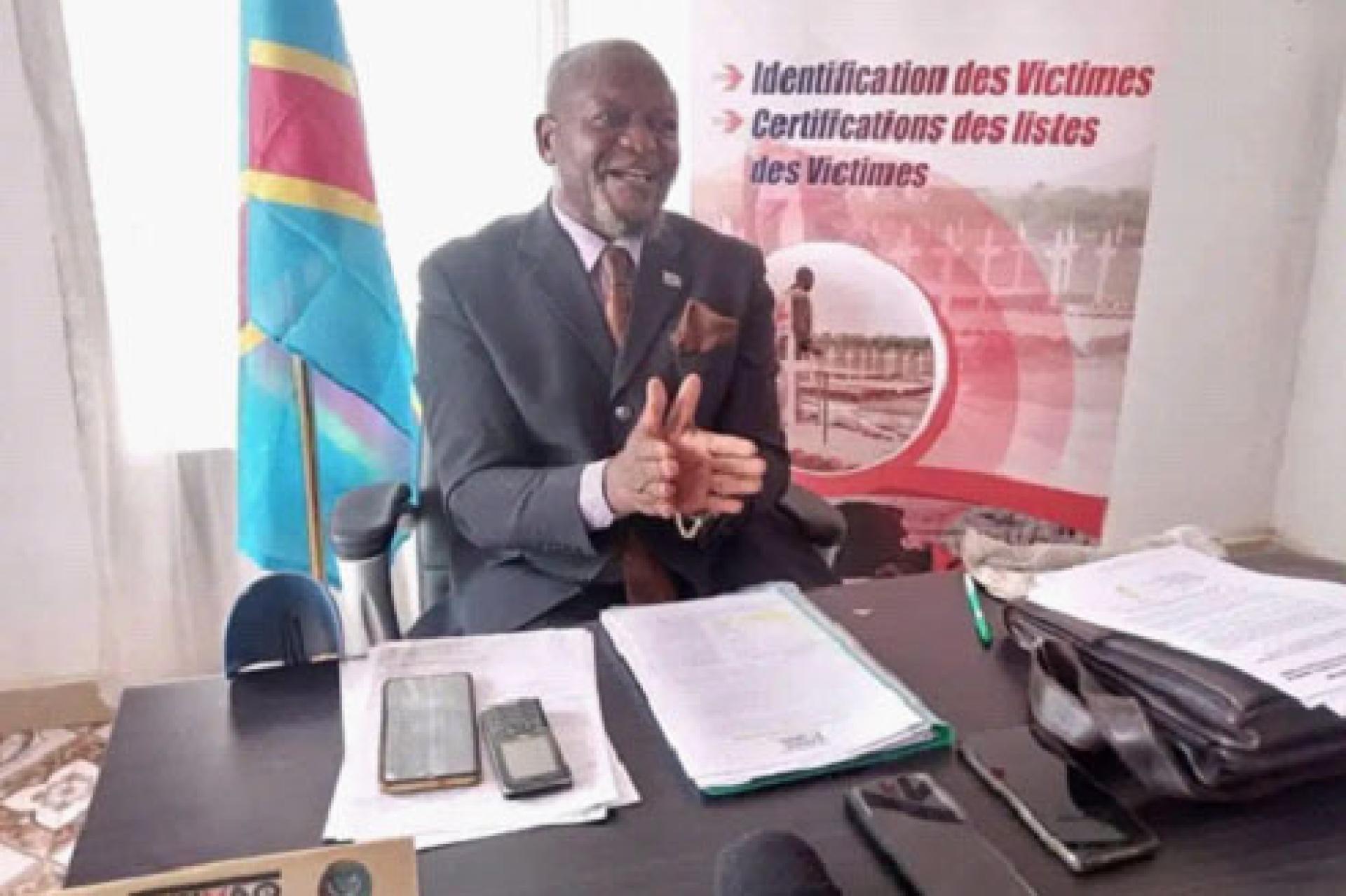 Le ministre de la Justice a acté la suspension du PCA du Frivao, Bernard Kalombola.  Photo droits tiers