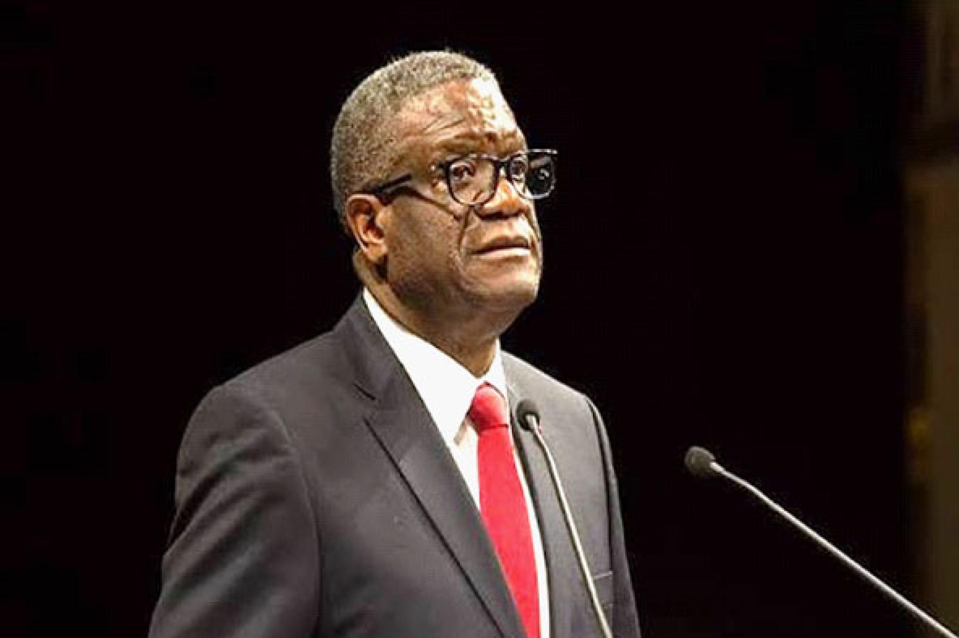 Le prix Nobel de la paix, Denis Mukwege tient mordicus à des sanctions contre le Rwanda.  