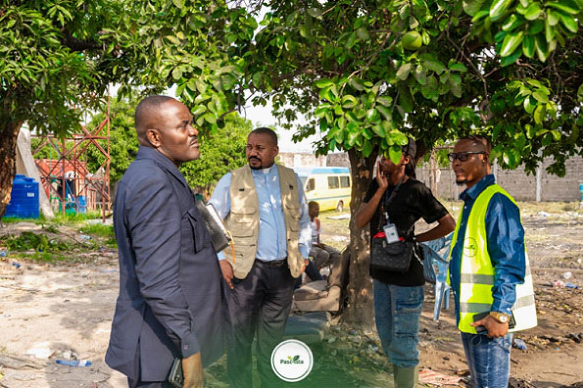 Le projet d'assainissement amorcé à l'Ista est destiné à garder ce milieu universitaire salubre, assure le pasteur Éric Senga.  Photo droits tiers