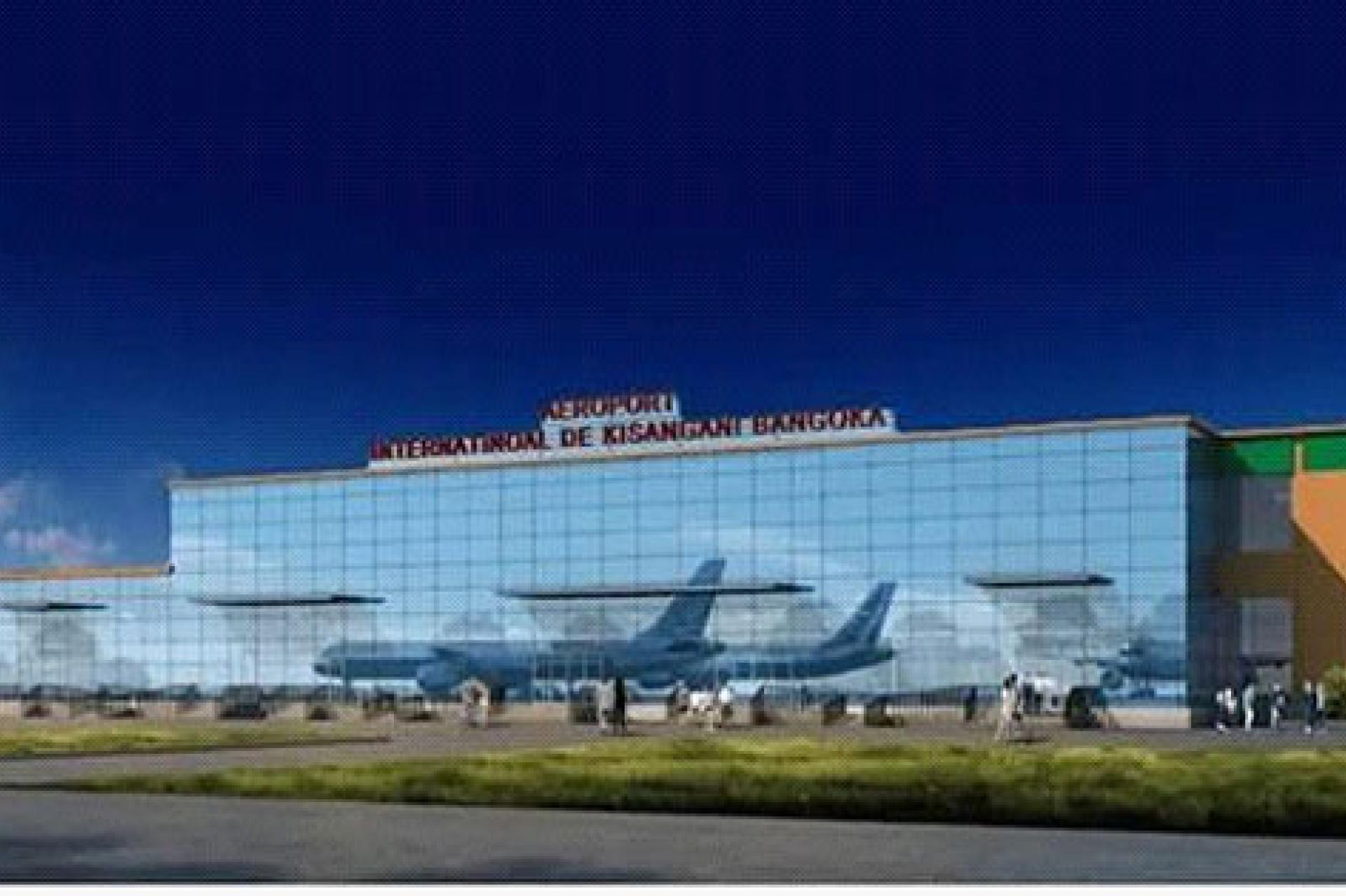 Une vue de l'aéroport international de Bangboka à Kisangani. 