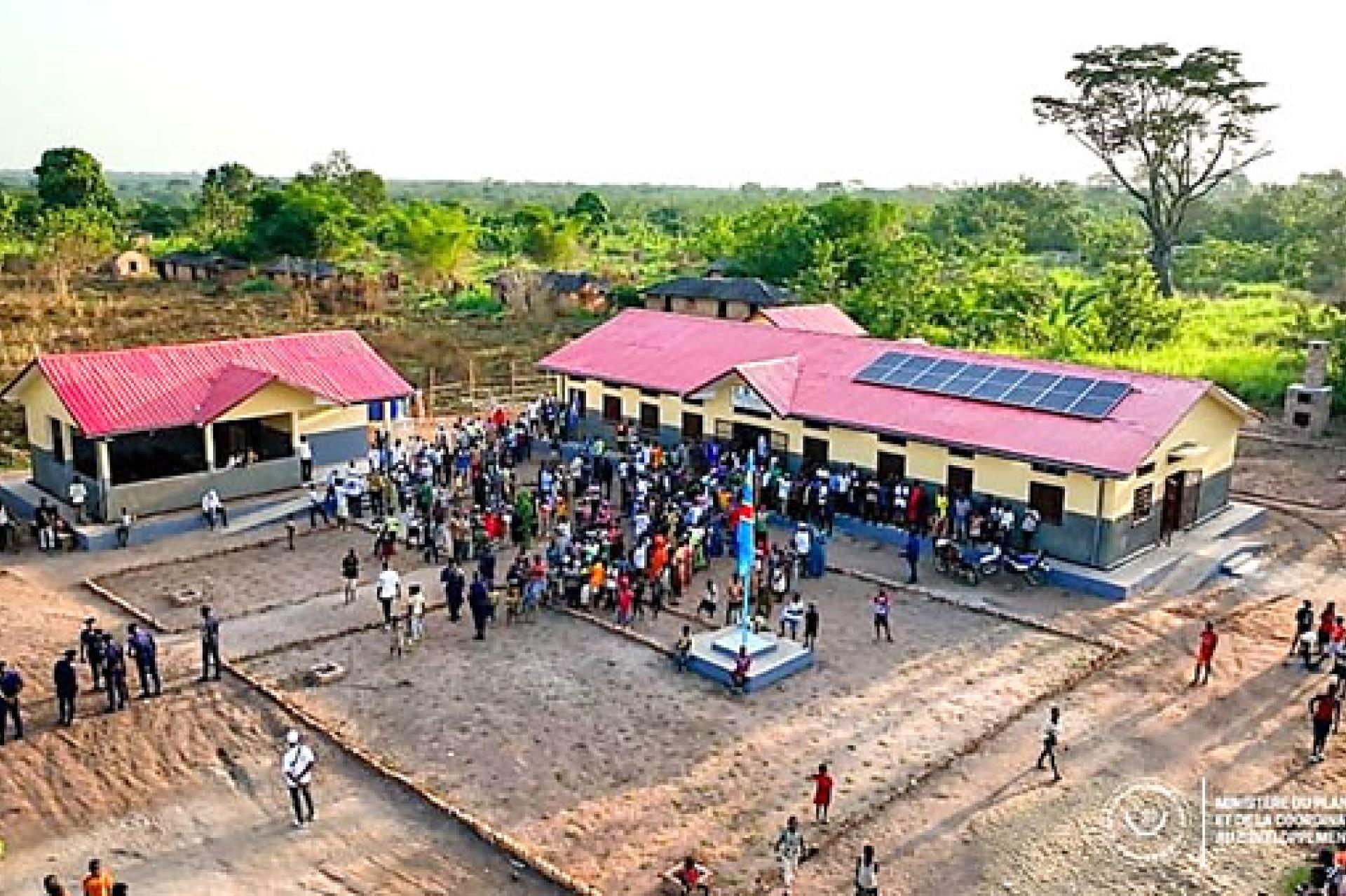 Vue d'un ouvrage remis aux bénéficiaires dans la province de la Mongala.  Photo DROITS TIERS