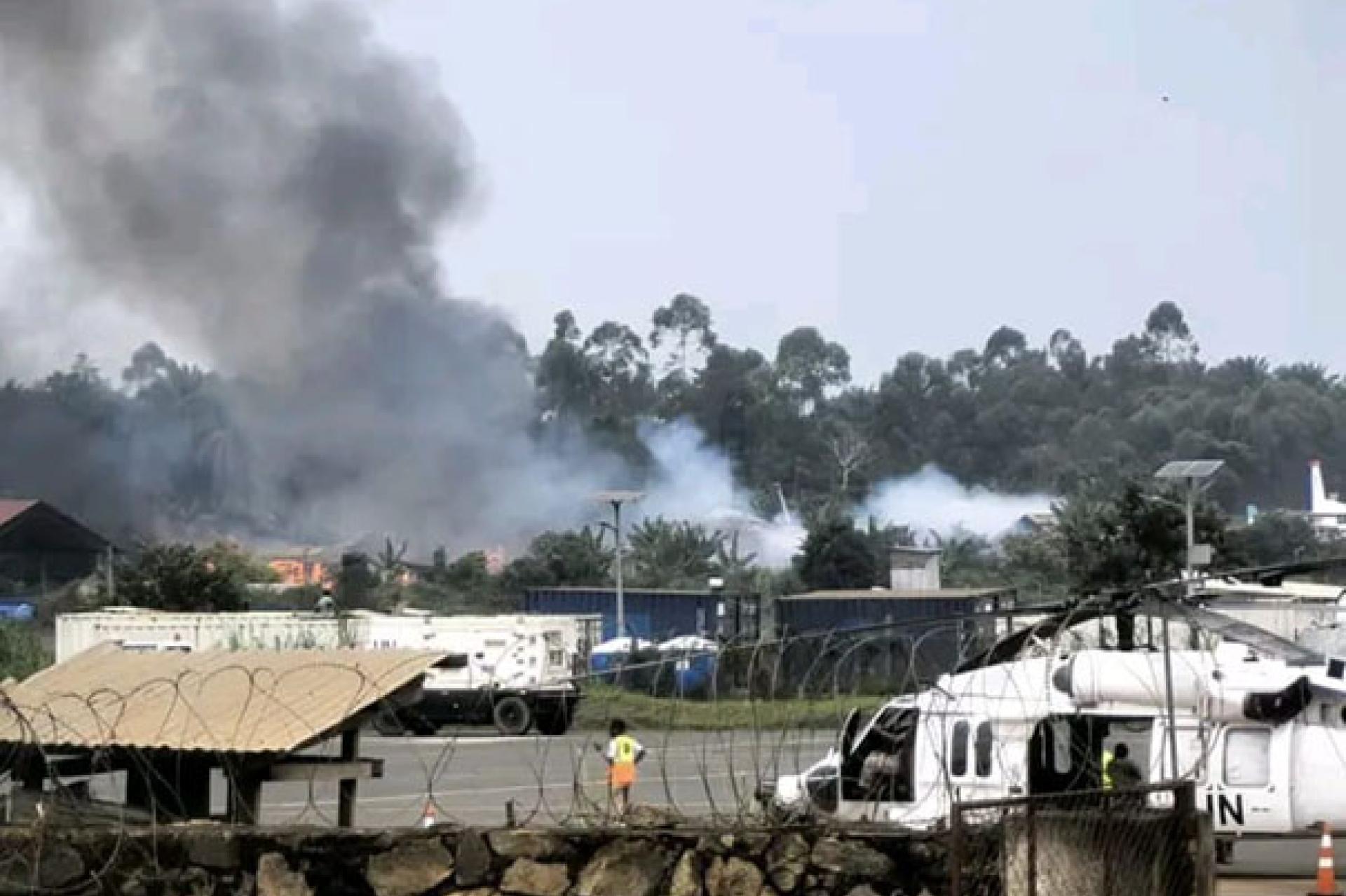 Incendie aéroport Mavivi