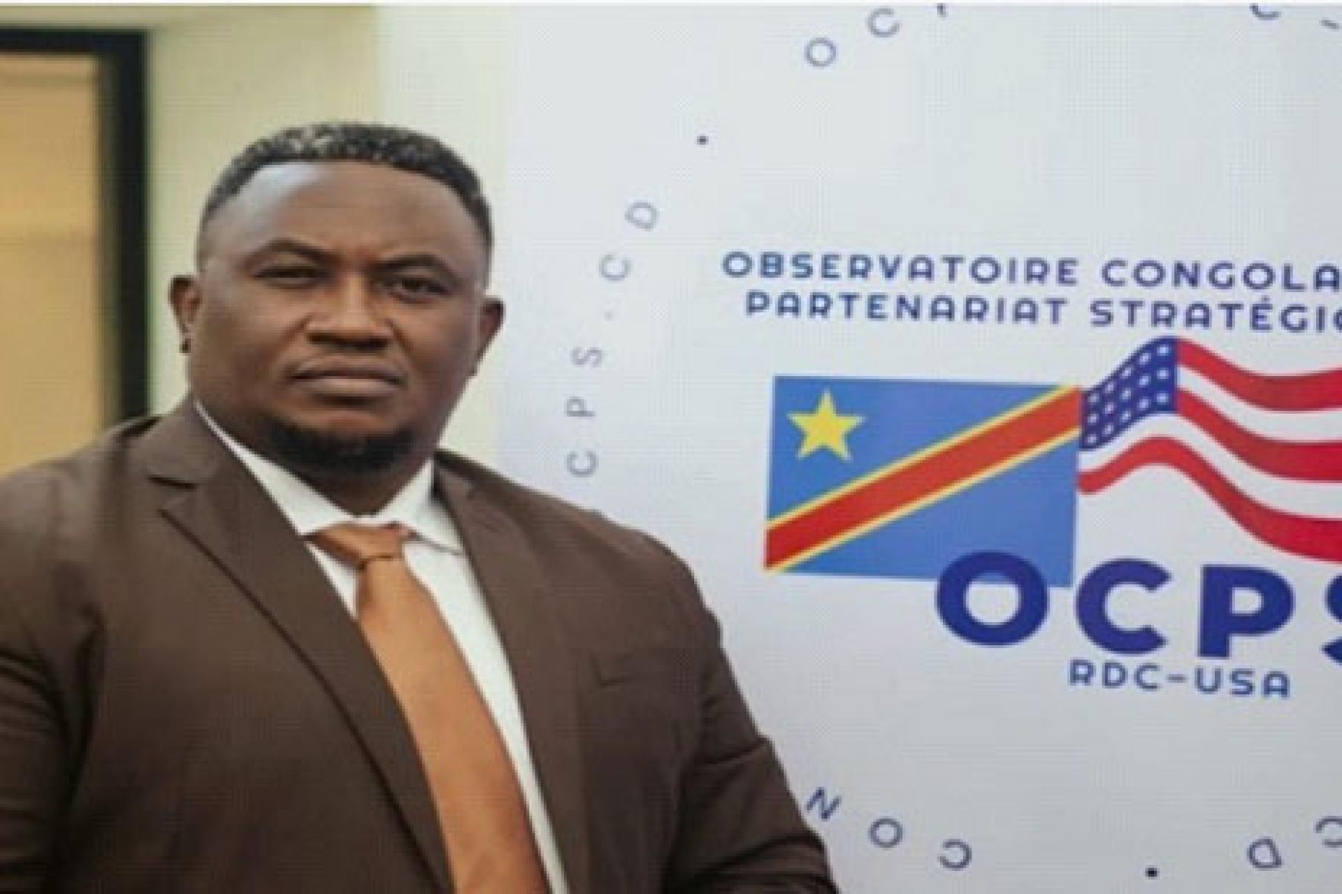 Le PCA de l'OCPS, Jimmy Mukendi.  