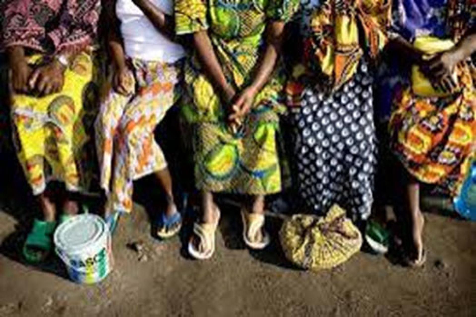 Dans les provinces occupées, les femmes sont souvent vicyimes de viol. Photo droits tiers