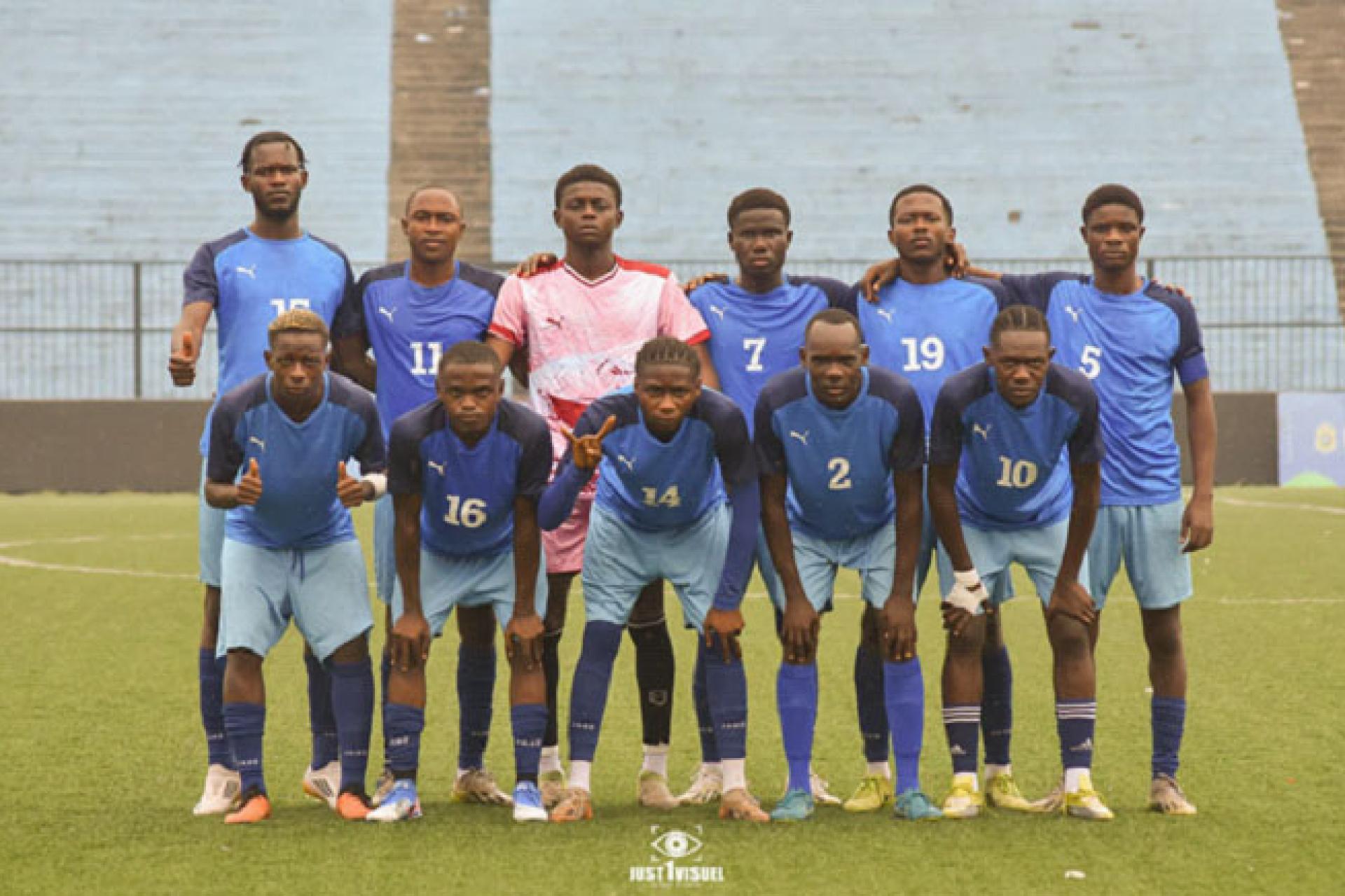 Le SC Kongo lors d'une rencontre de l'Epfkin. 