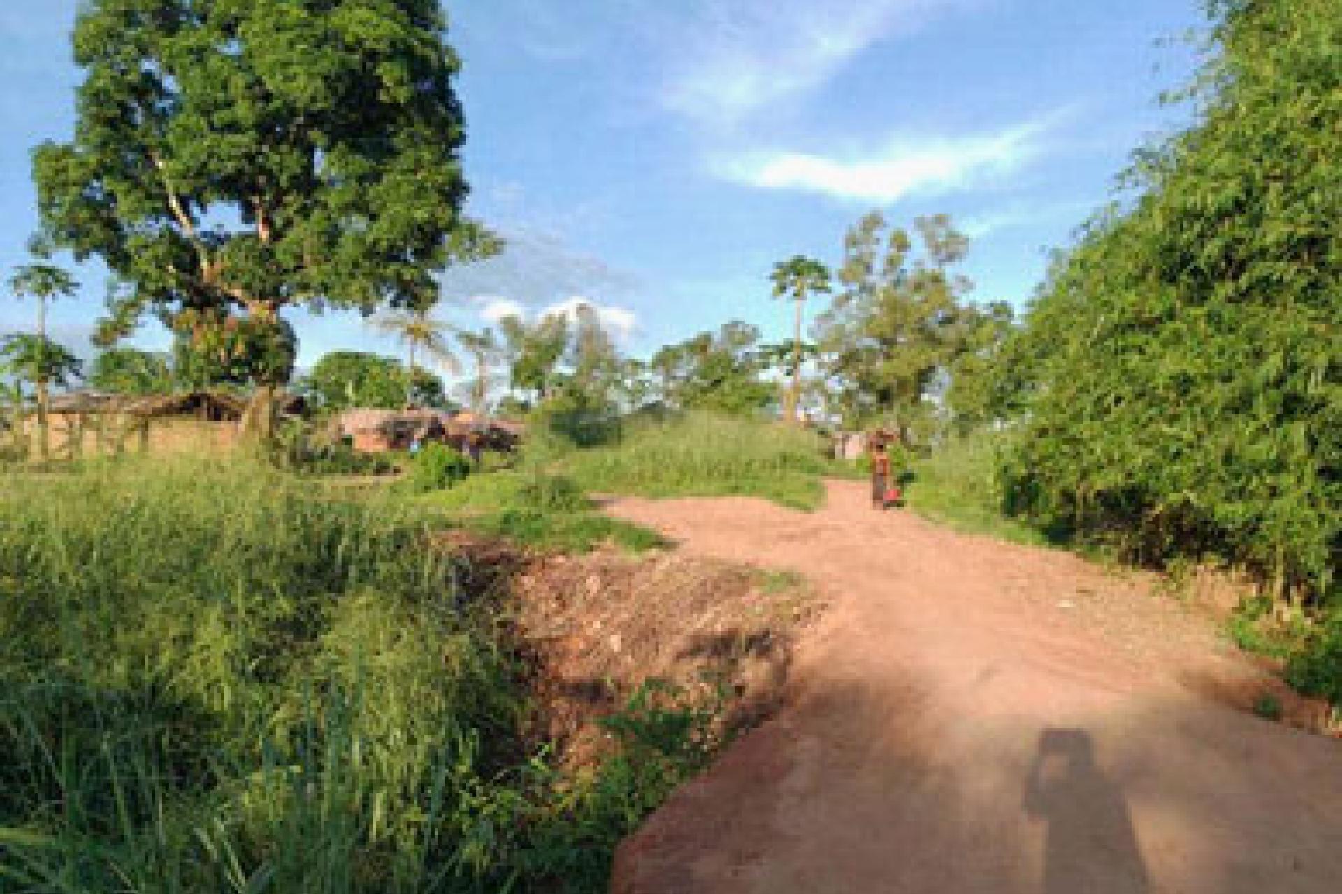 Une vue de l’entrée du village Kabemba, dans la province du Kasaï (Tshikapa).  Photo droits tiers