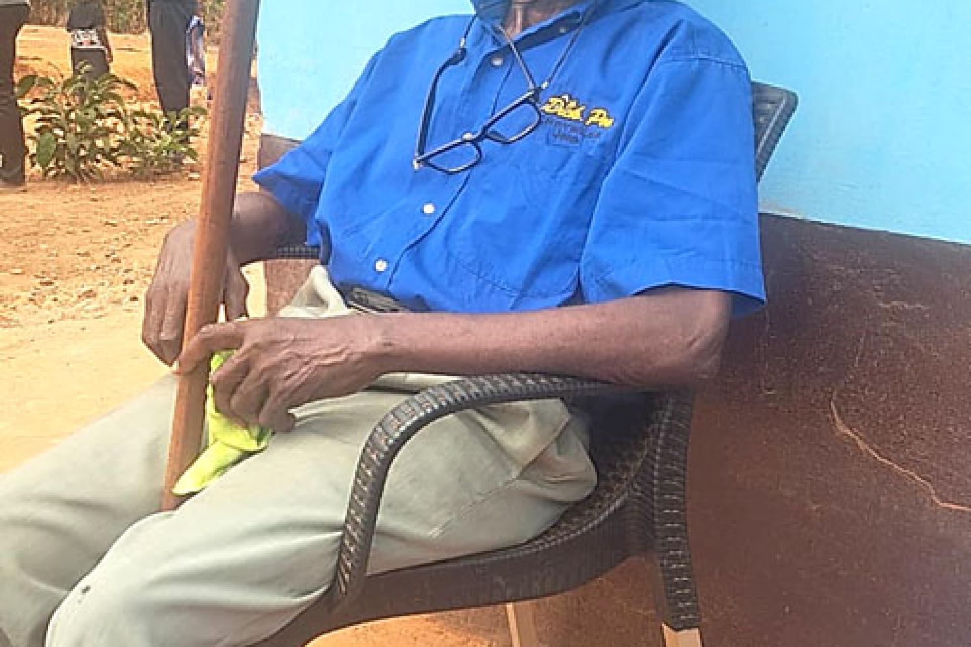 L'enseignant Nestor Bilongo Bianene. 